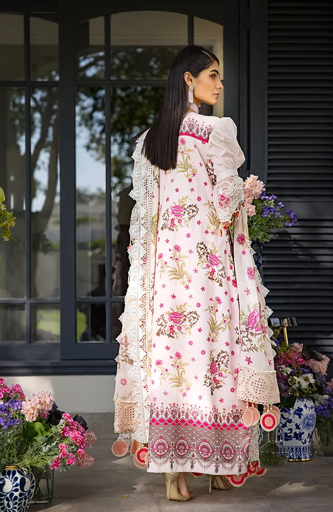 3 Piece Unstitched Luxury Embroidered Lawn-MLL-23-09 | Alzohaib Mahiymaan Luxury Lawn Eid Collection23