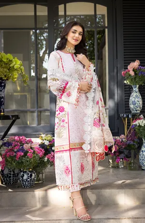 3 Piece Unstitched Luxury Embroidered Lawn-MLL-23-09 | Alzohaib Mahiymaan Luxury Lawn Eid Collection23