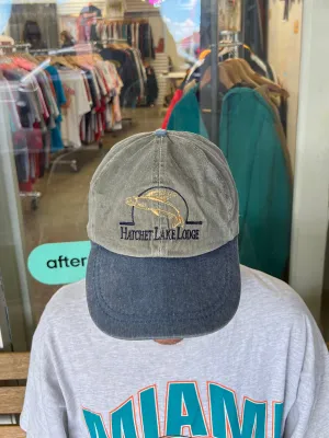 90's Hatchet Lake Lodge Embroidered Vintage Cap