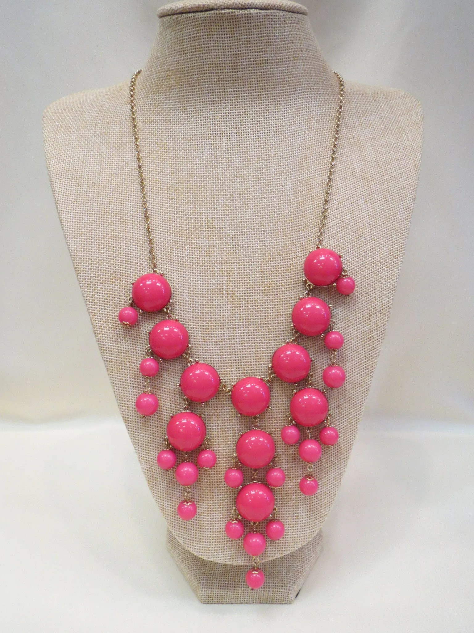 ADO | Bubble Necklace Pink Long