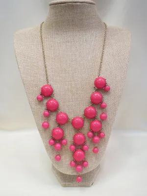 ADO | Bubble Necklace Pink Long