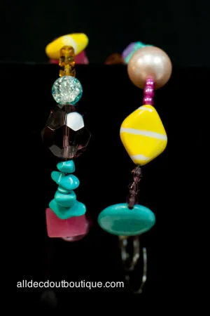 ADO | Colorful Beaded Coil Bracelet