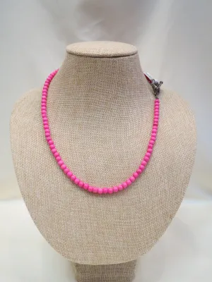 ADO | Pink Beaded Necklace
