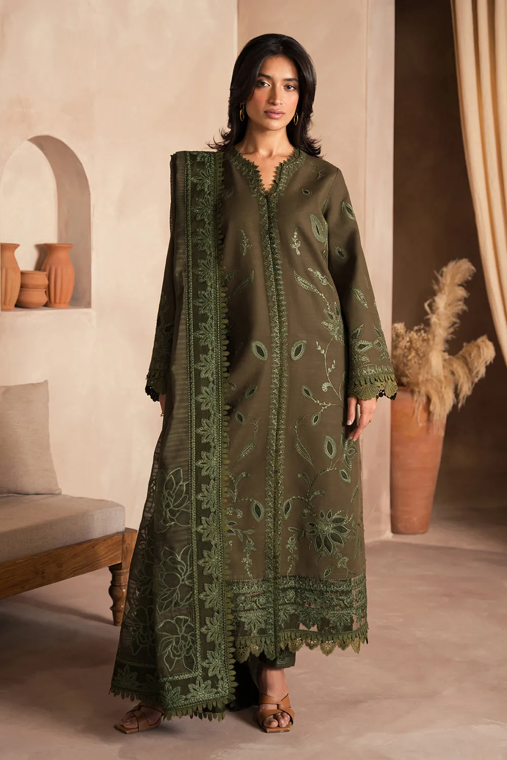 AFROZEH | ELARA LUXURY PRET | LODEN