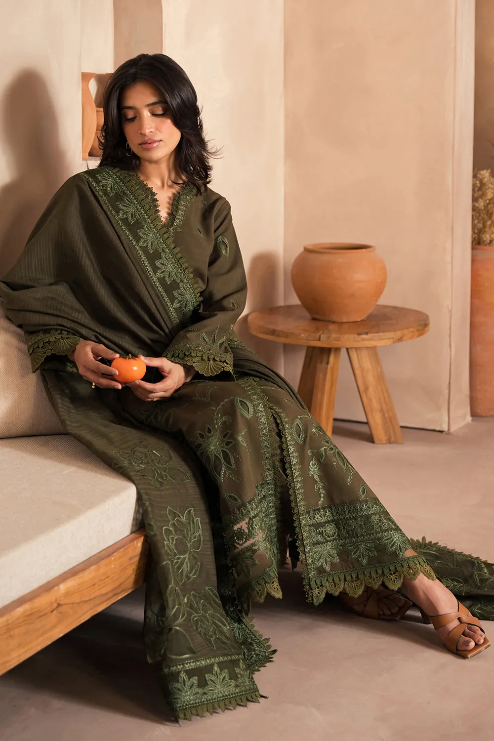 AFROZEH | ELARA LUXURY PRET | LODEN