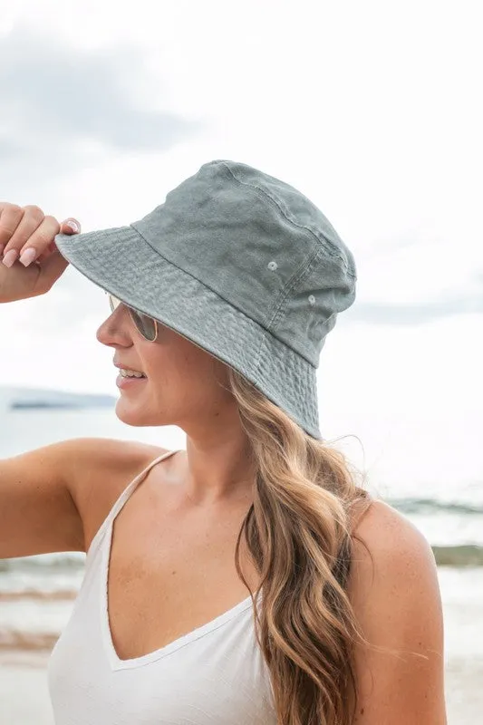Aili's Corner The Classic Washed & Distressed Bucket Hat