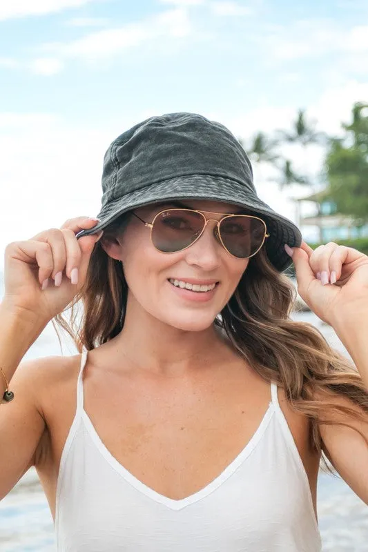 Aili's Corner The Classic Washed & Distressed Bucket Hat