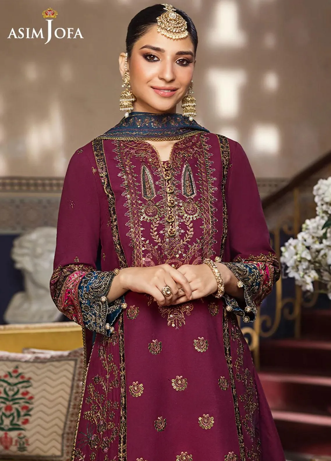 Asim Jofa | Luxury Lawn 2023 | AJLR-31