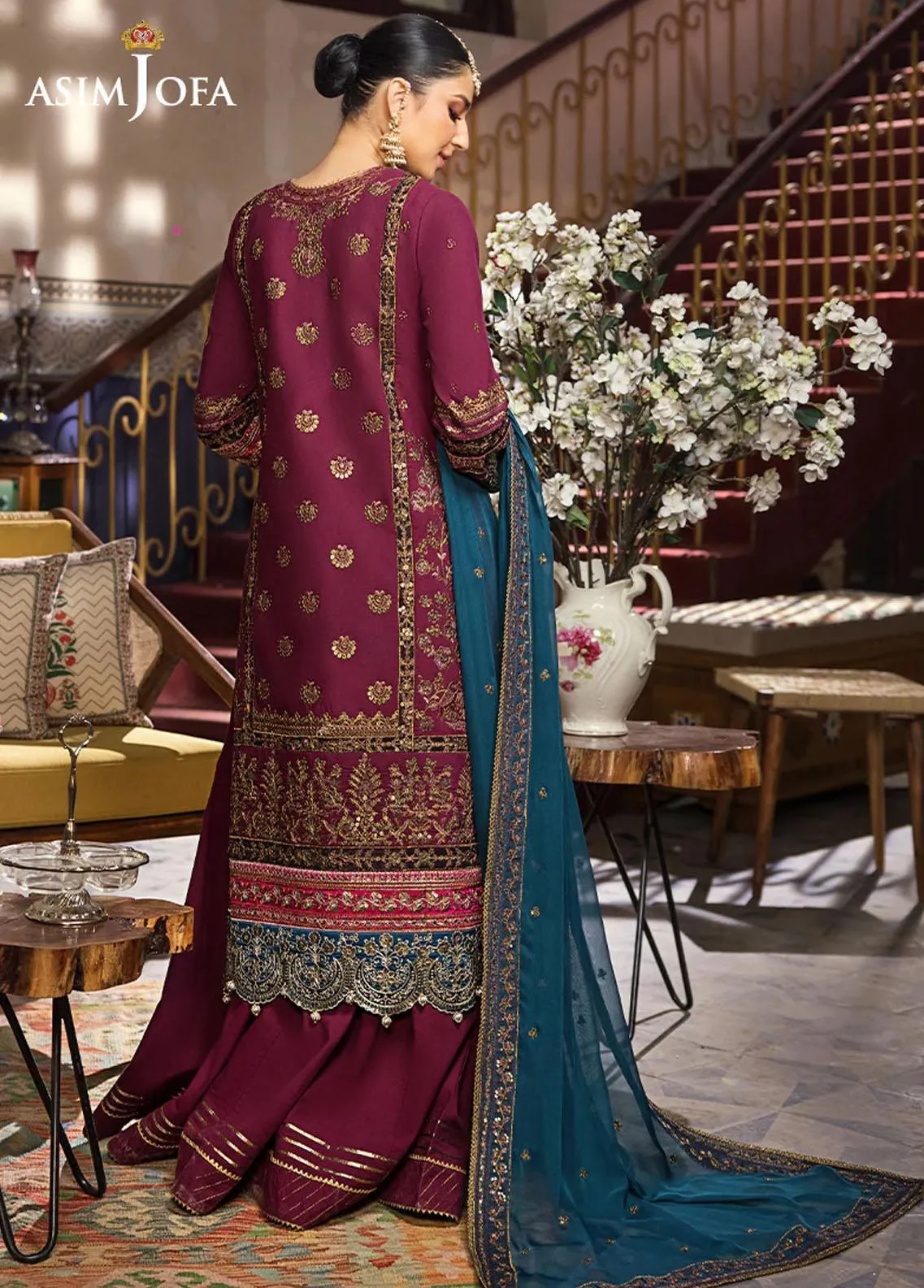 Asim Jofa | Luxury Lawn 2023 | AJLR-31