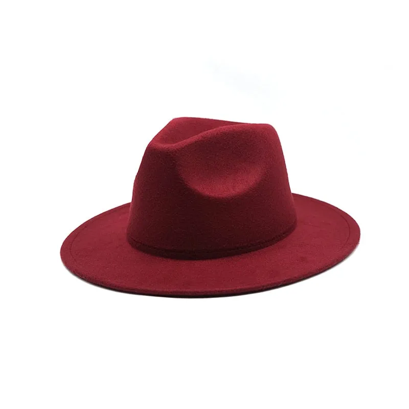 Big Brim Felt Fedoras