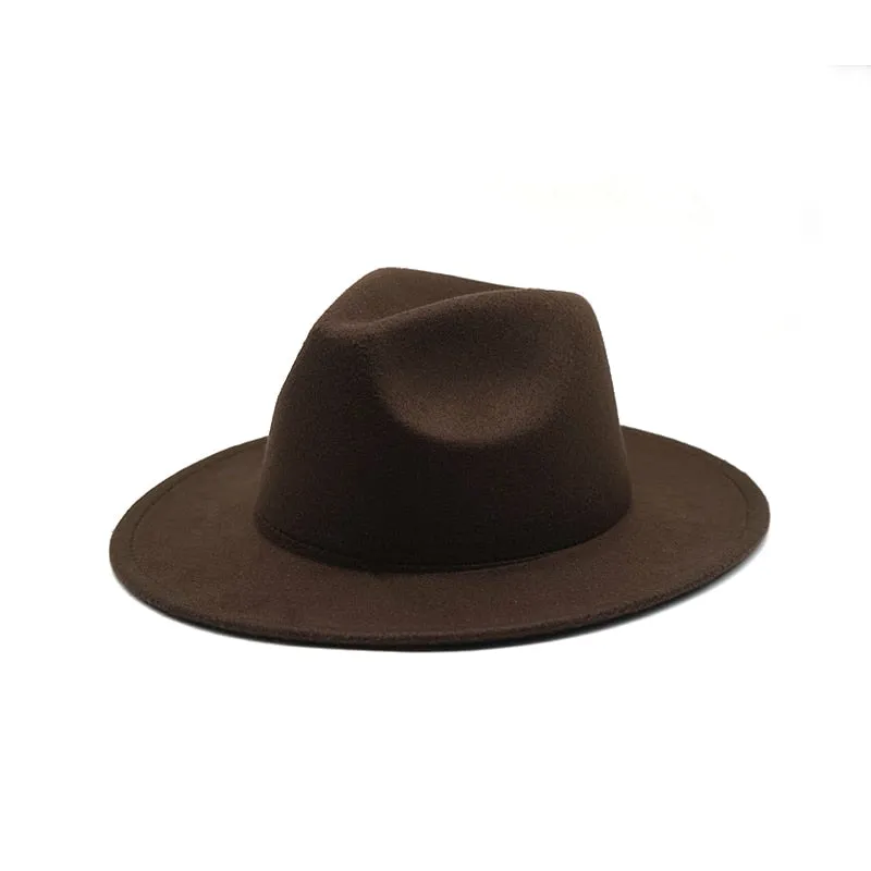 Big Brim Felt Fedoras
