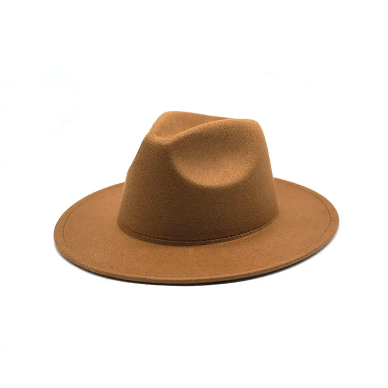 Big Brim Felt Fedoras