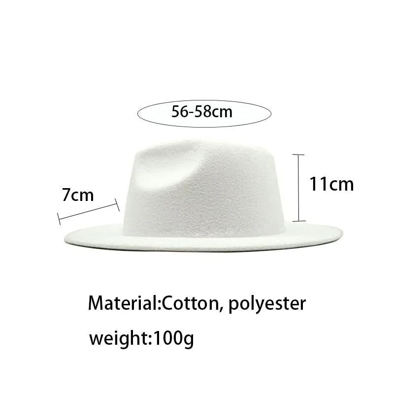Big Brim Felt Fedoras