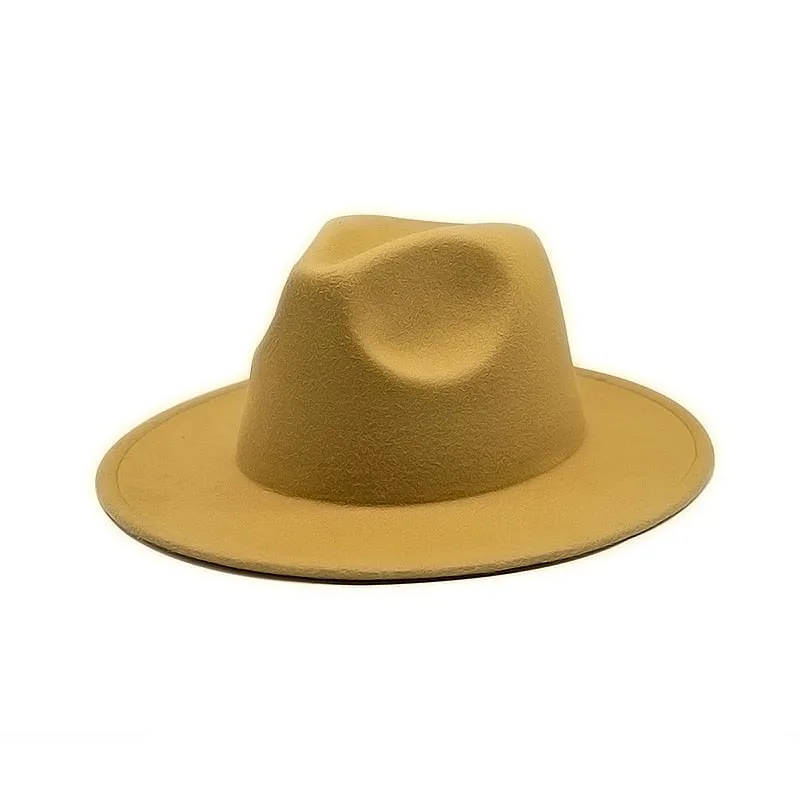 Big Brim Felt Fedoras