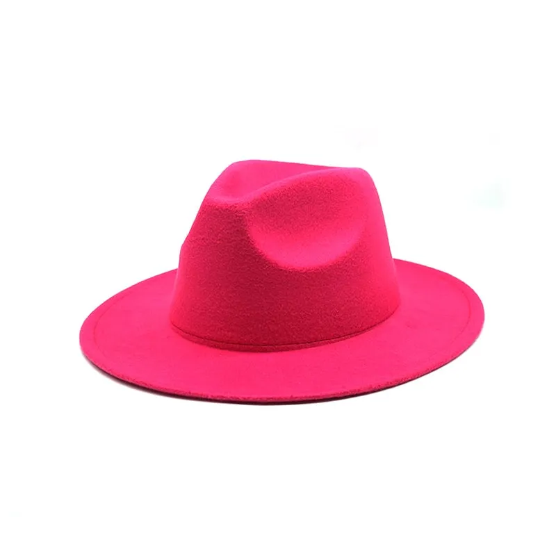 Big Brim Felt Fedoras