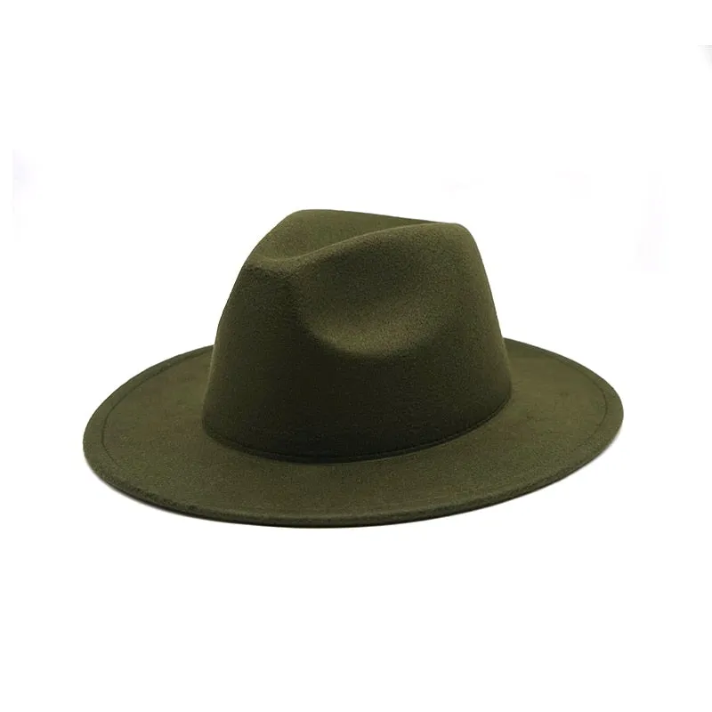 Big Brim Felt Fedoras