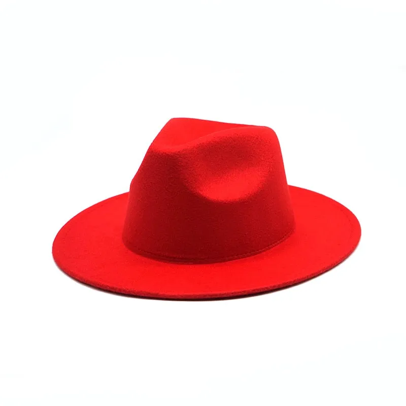 Big Brim Felt Fedoras
