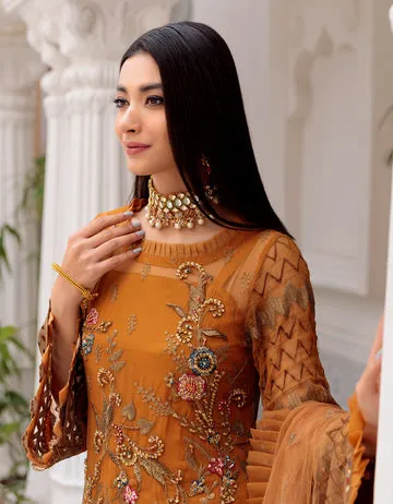 BL 308 | Emaan Adeel Belle Robe Vol 3 | Unstitched Embroidered Luxury Chiffon Suits