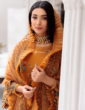 BL 308 | Emaan Adeel Belle Robe Vol 3 | Unstitched Embroidered Luxury Chiffon Suits