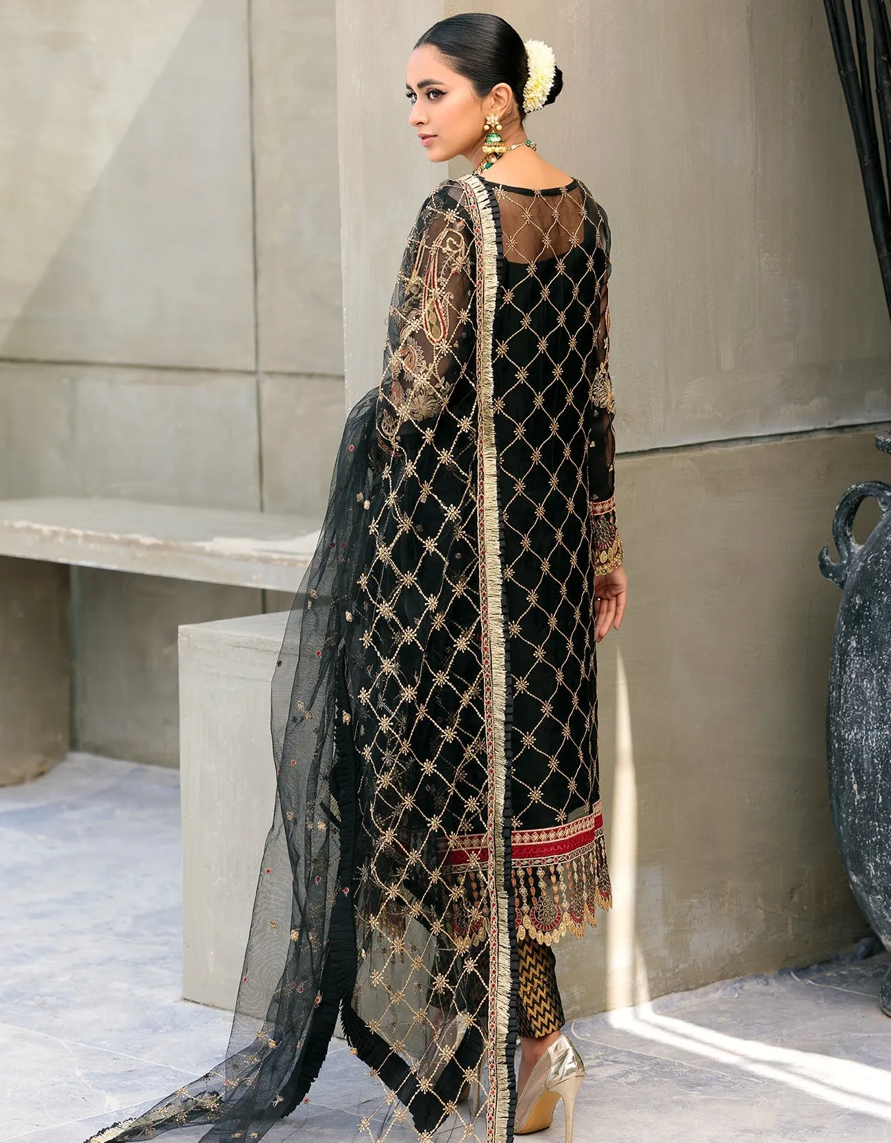 BL-408 - Emaan Adeel Belle Robe Luxury Chiffon Collection 2022 Vol-4