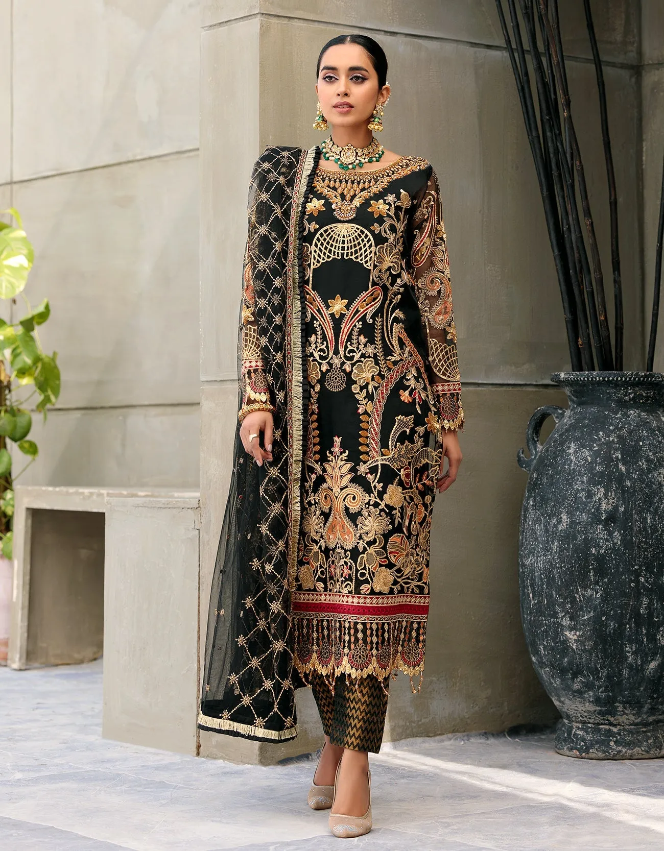 BL-408 - Emaan Adeel Belle Robe Luxury Chiffon Collection 2022 Vol-4