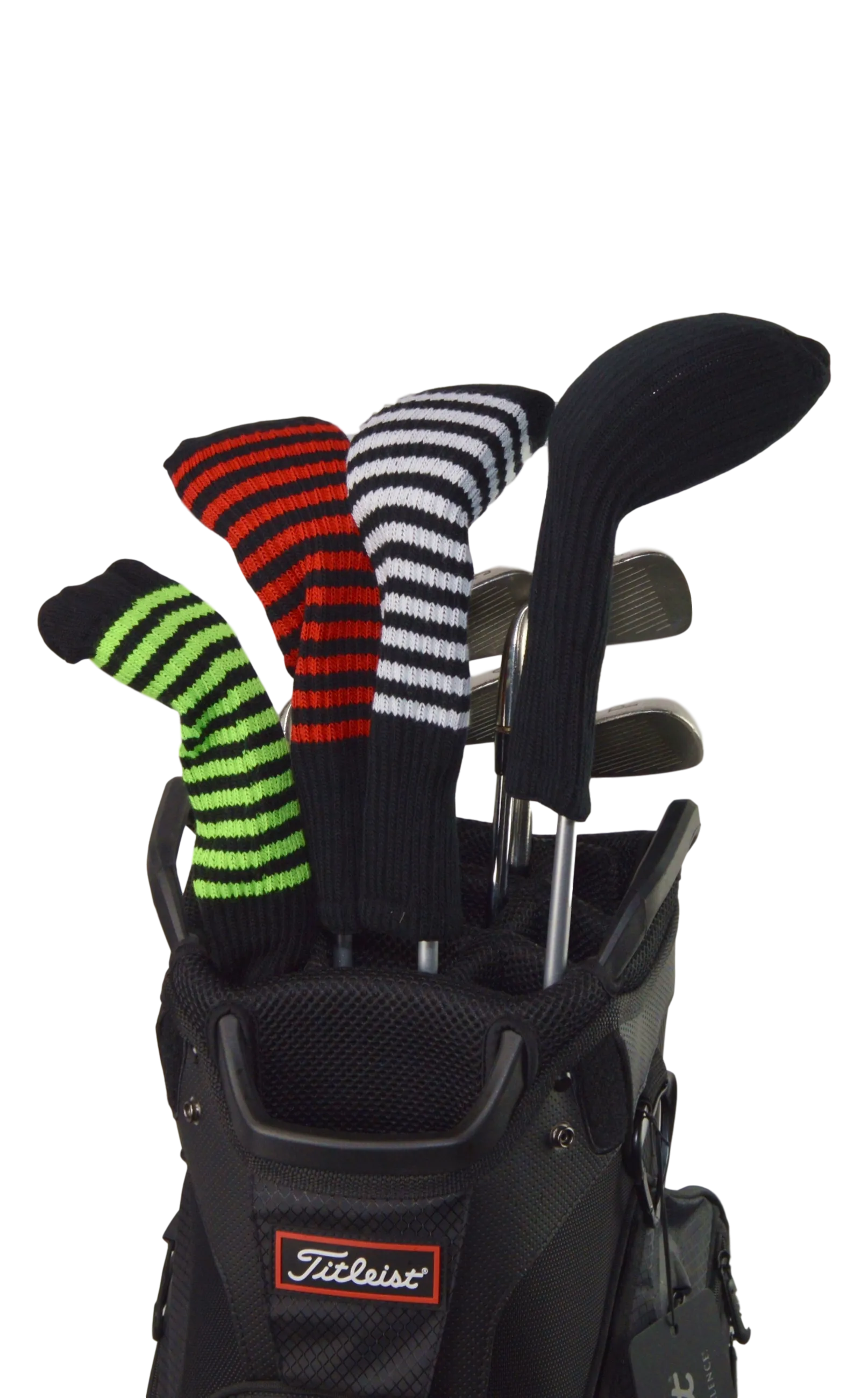 Black and Burgundy Club Sock Golf Headcover