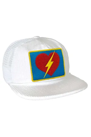BOLT HEART - VINTAGE CORDUROY MESH TRUCKER HAT