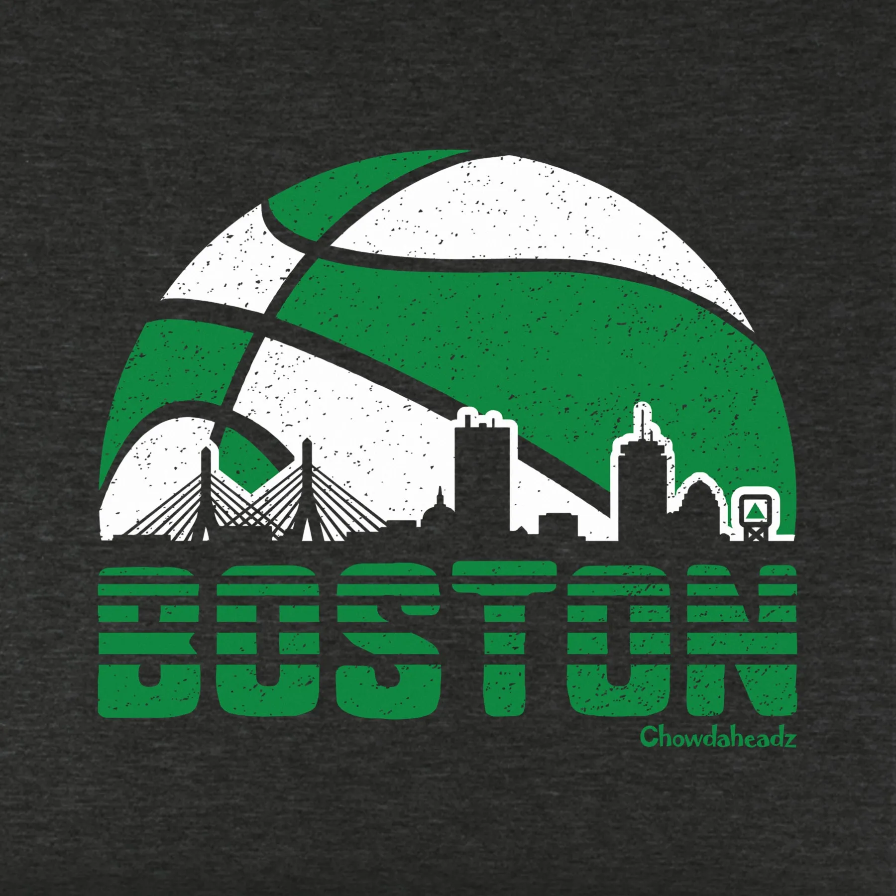 Boston Basketball Skyline Youth T-Shirt