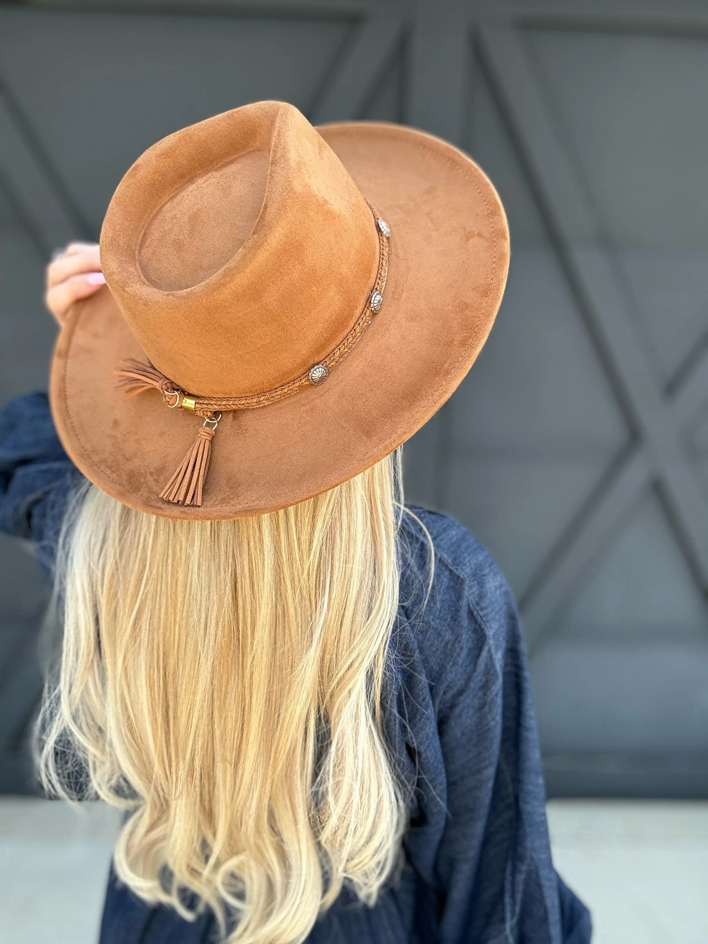 Braided Conch Western Hat In Multi
