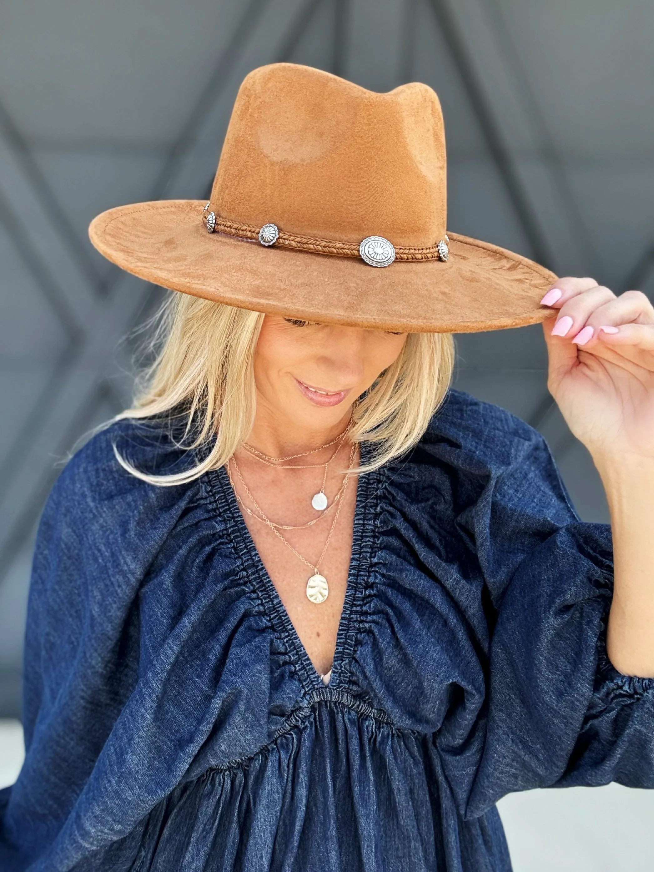 Braided Conch Western Hat In Multi