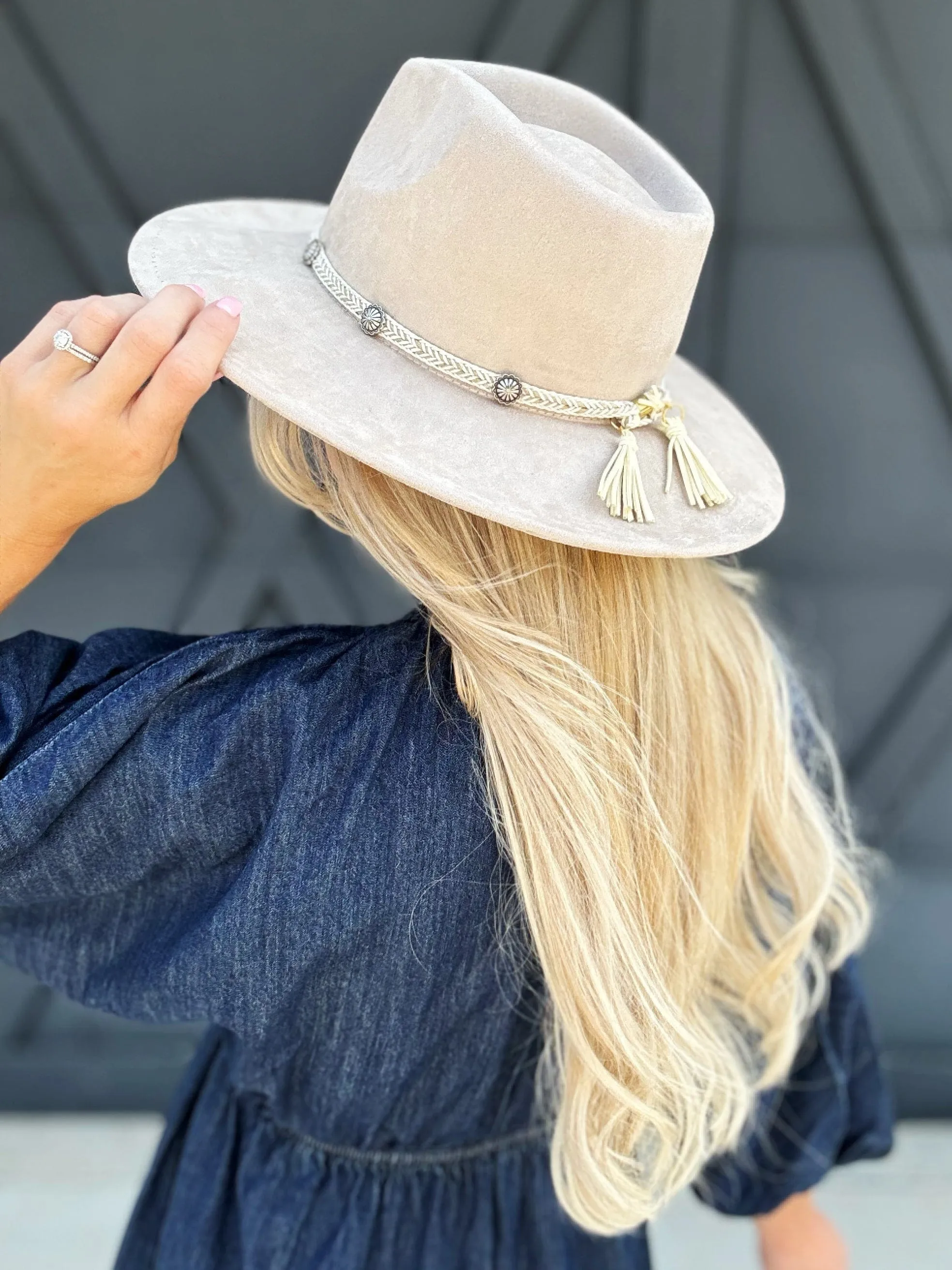 Braided Conch Western Hat In Multi