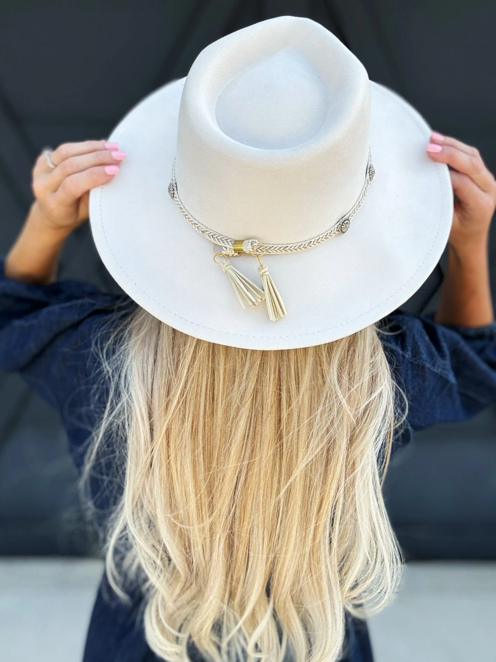 Braided Conch Western Hat In Multi