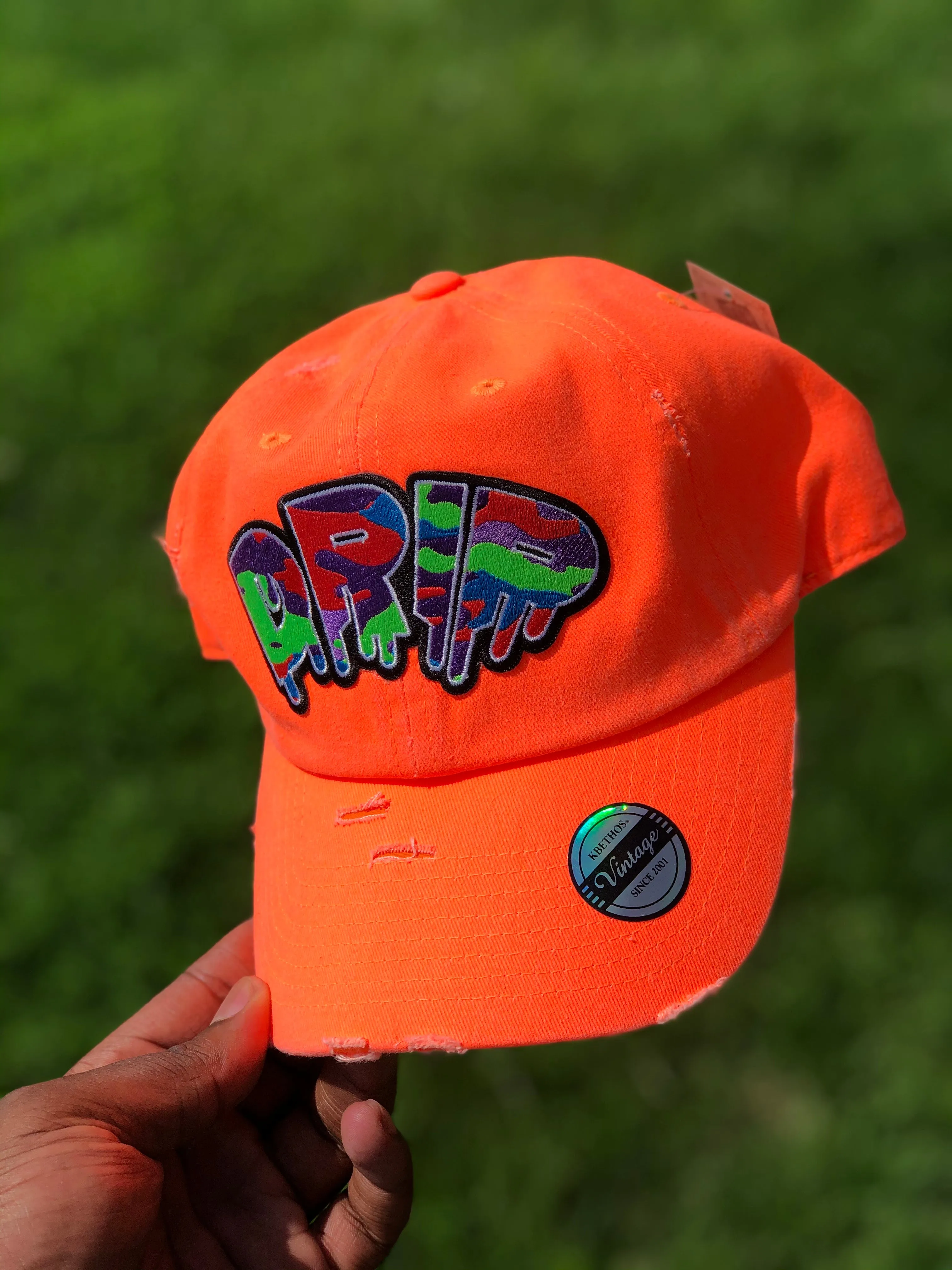Camo D.R.I.P Dad Hat