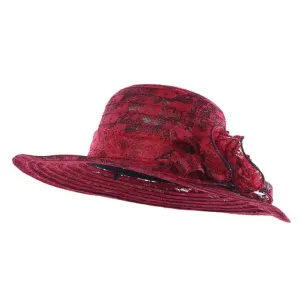 Church Hats For Women Black Sexy Floral