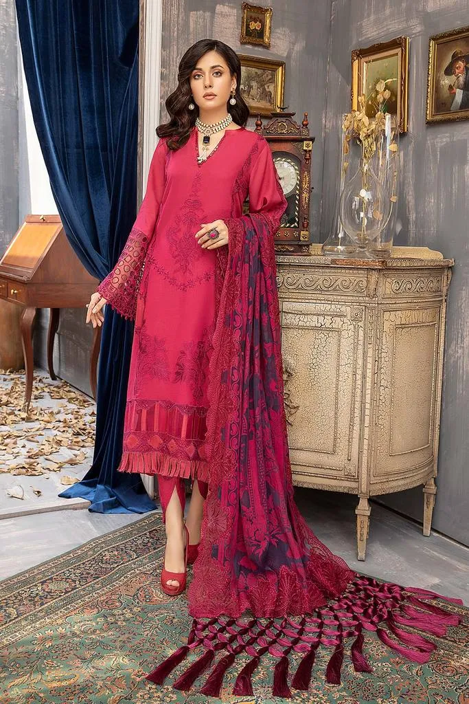 CKR-005 | Charizma Viscose Karandi Collection Winter Volume 1 2021-2022 | Unstitched Embroidered Viscose Karandi Suits
