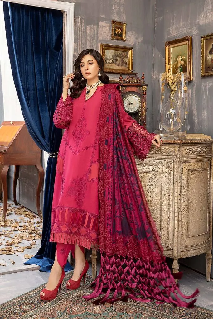 CKR-005 | Charizma Viscose Karandi Collection Winter Volume 1 2021-2022 | Unstitched Embroidered Viscose Karandi Suits