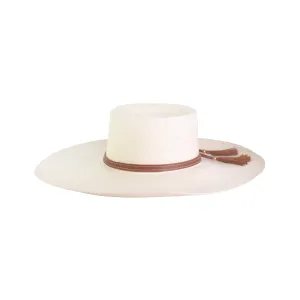 Cordovan Hat Extra Long Brim