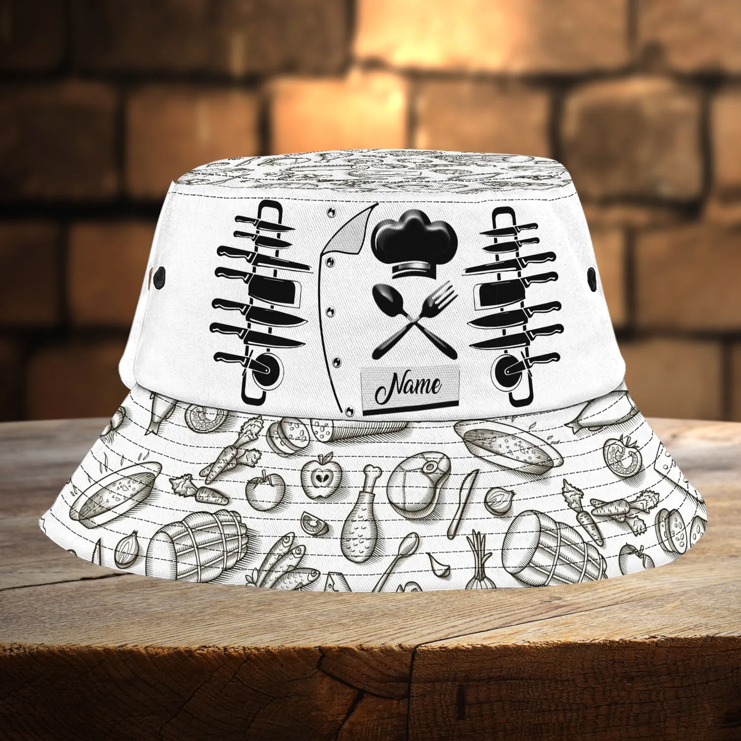 Custom Bucket Hat 01 - Chef