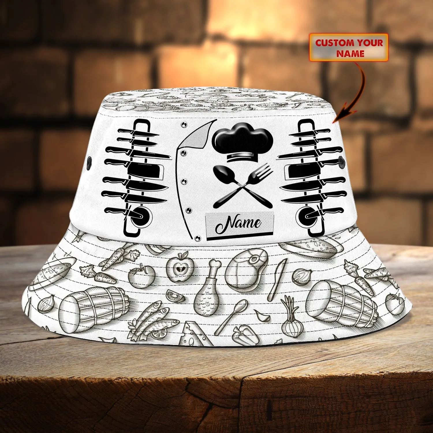 Custom Bucket Hat 01 - Chef