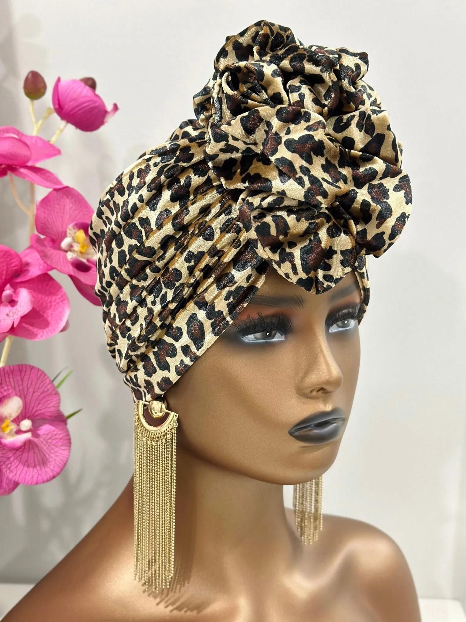 Demi Velvet Ruffle Turban