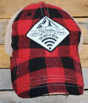Distressed Hat - Wifi Is Weak