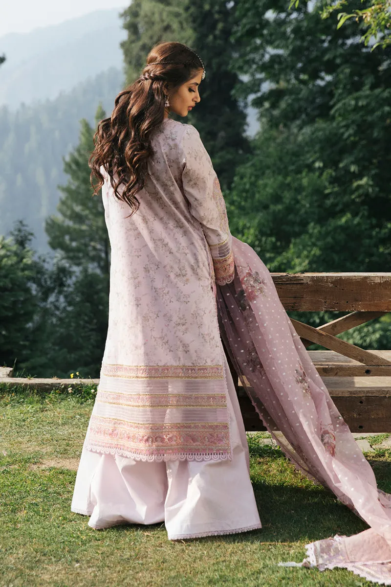 EB-05  SAGE | Qalamkar Rahi Luxury Festive Collection 2022 | Unstitched Embroidered Lawn Suits