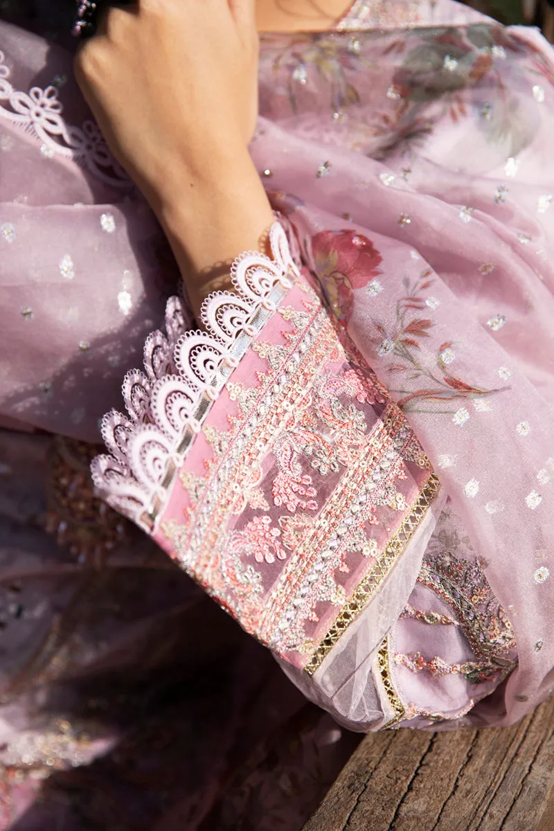 EB-05  SAGE | Qalamkar Rahi Luxury Festive Collection 2022 | Unstitched Embroidered Lawn Suits