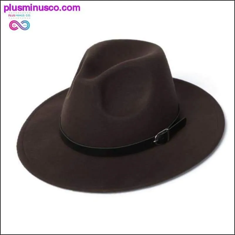 Elegant Classic Fedora Hat || PlusMinusco.com
