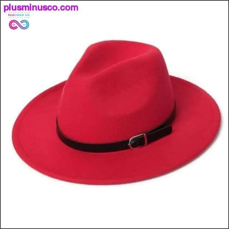 Elegant Classic Fedora Hat || PlusMinusco.com