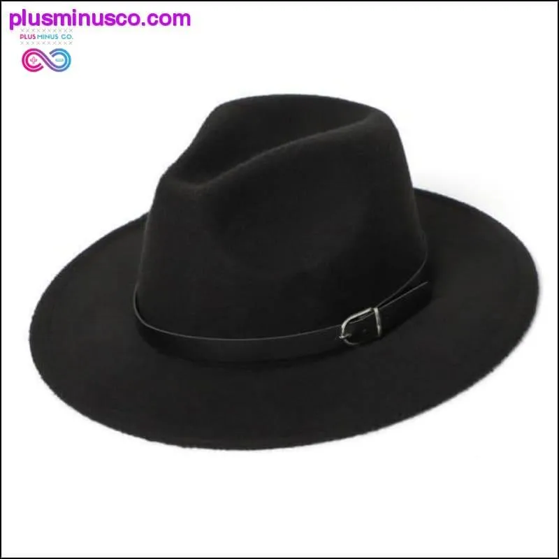 Elegant Classic Fedora Hat || PlusMinusco.com