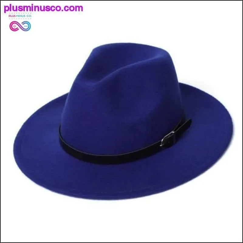 Elegant Classic Fedora Hat || PlusMinusco.com