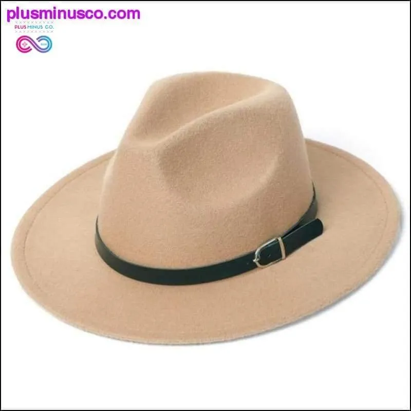 Elegant Classic Fedora Hat || PlusMinusco.com