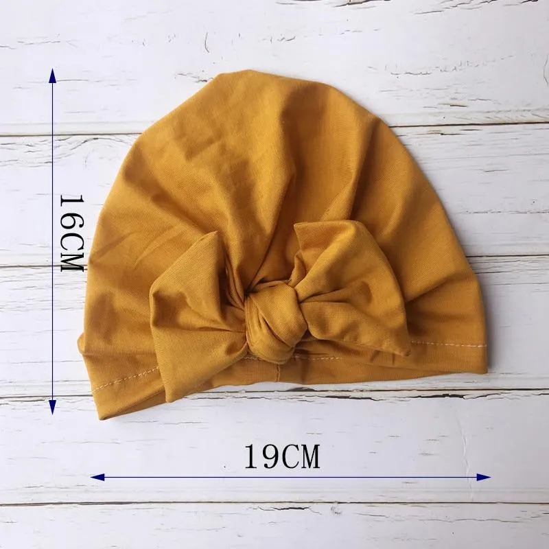 Elegant Flower Baby Hat Toddler Turban Head wraps Kids Bonnet Hat Newborn Baby Hat For Baby Girls