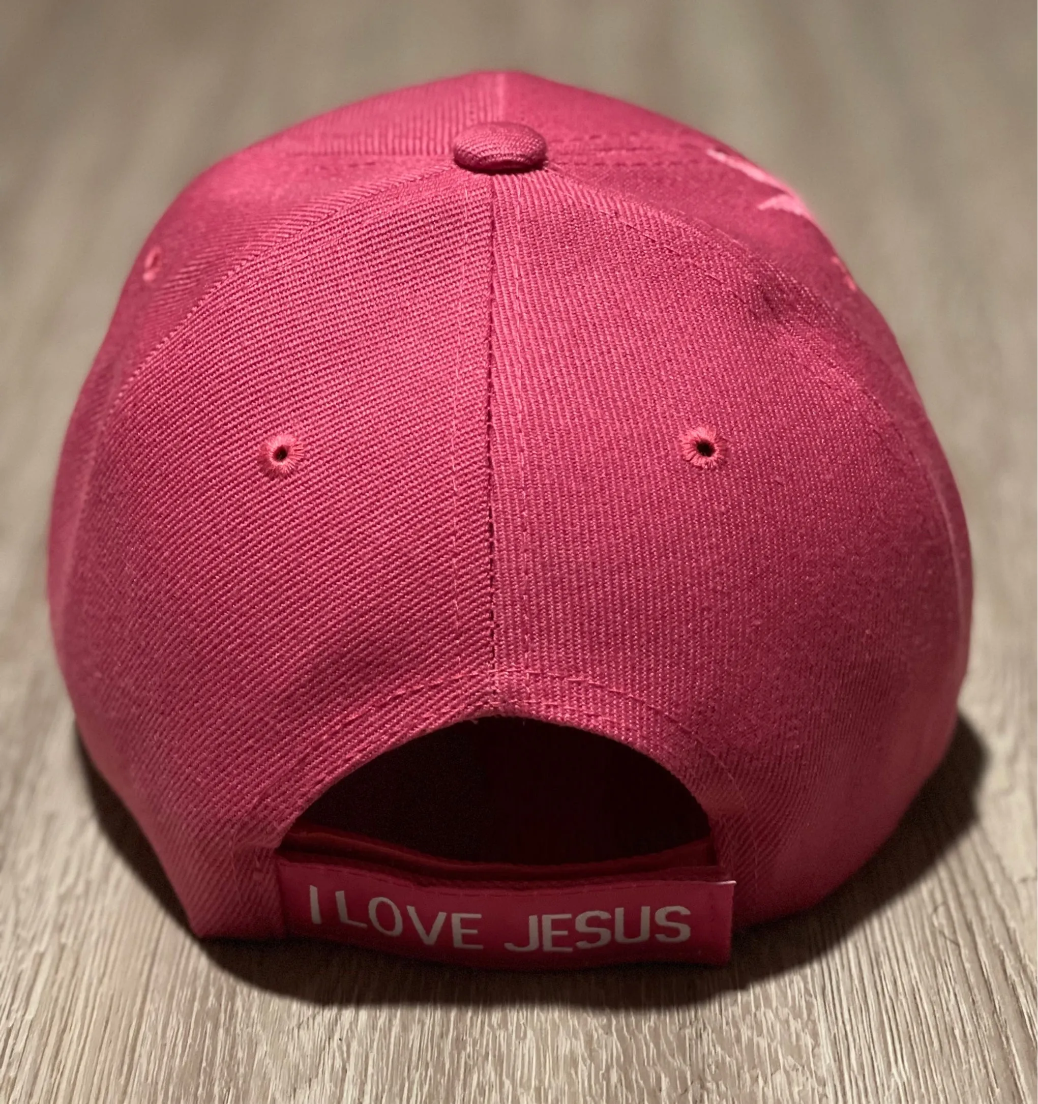 Faith Over Fear Baseball Cap - Pink